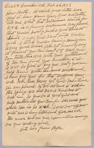 Samuel J. Beck's correspondence