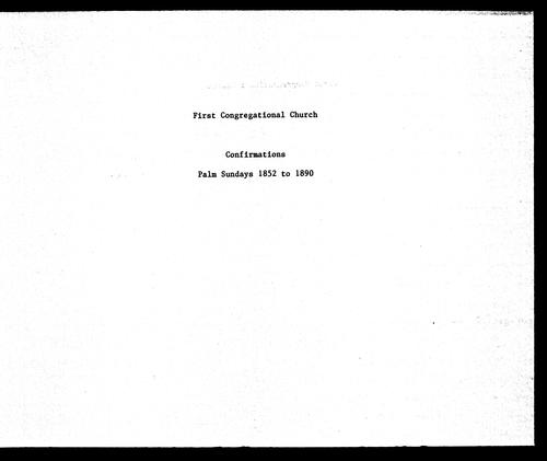 Confirmation Records