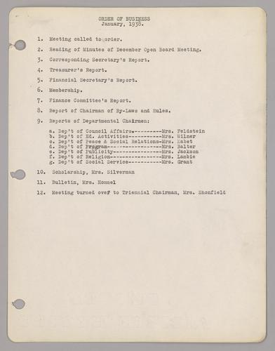 Executive Board Minutes