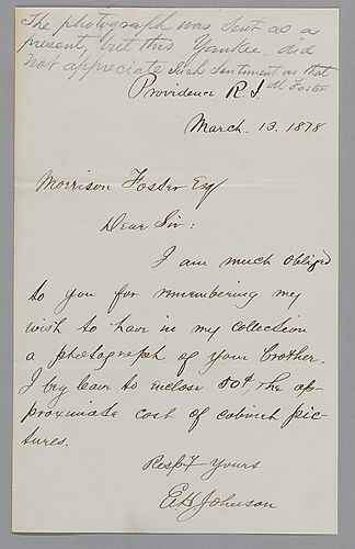 From E.H. Johnson to Morrison Foster