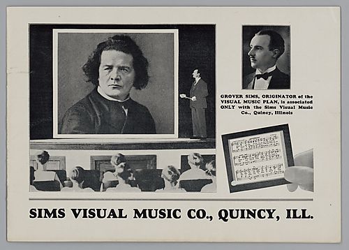 Pamphlet of Offerings from the Sims Visual Music Co.