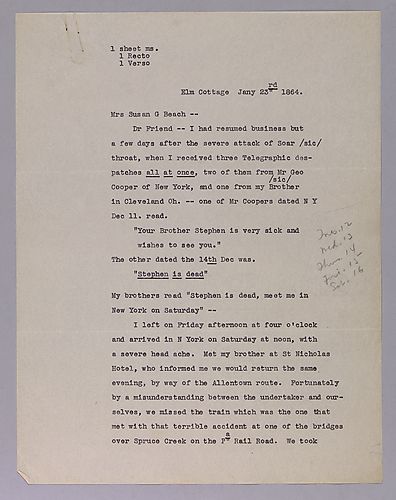 From Henry Foster to Susan Beach