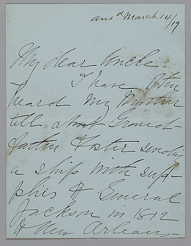 From Henrietta Crossman to Morrison Foster