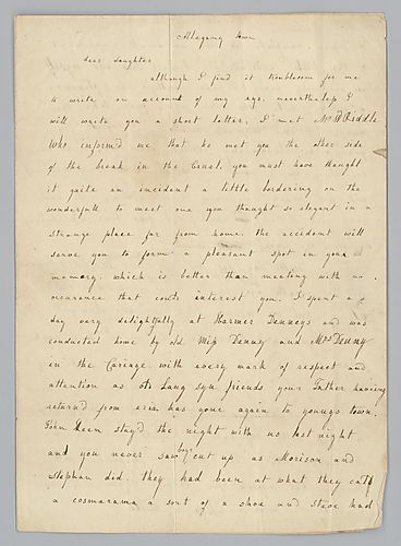 Letter from Eliza C.T. Foster to Henrietta Foster