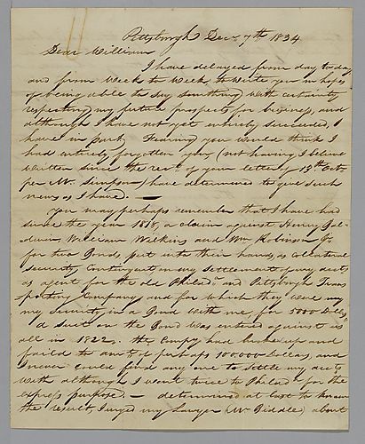 From William B. Foster to William Foster, Jr.