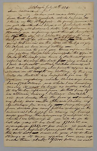 From William B. Foster to William Foster, Jr.