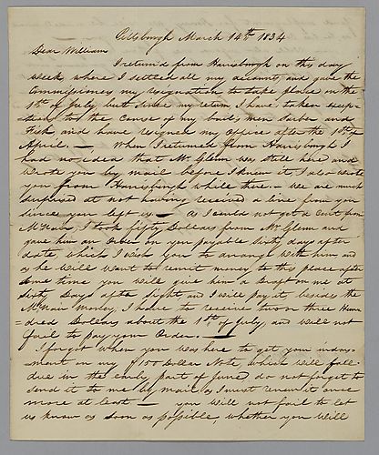 From William B. Foster to William Foster, Jr.