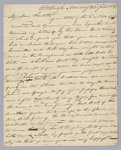 From William B. Foster to Charlotte Foster