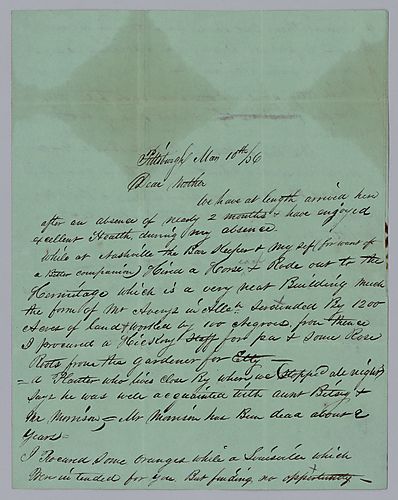 From Henry Foster to Eliza Foster