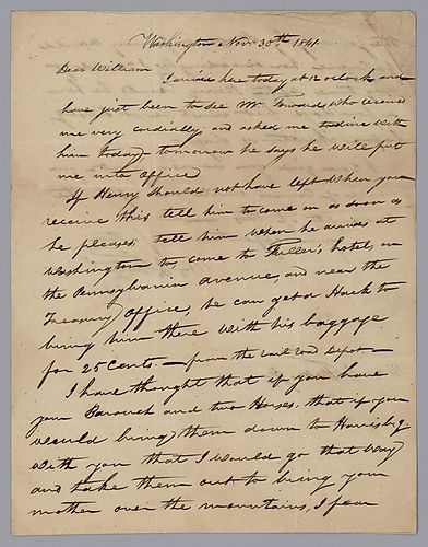 From William Foster to William Foster, Jr.