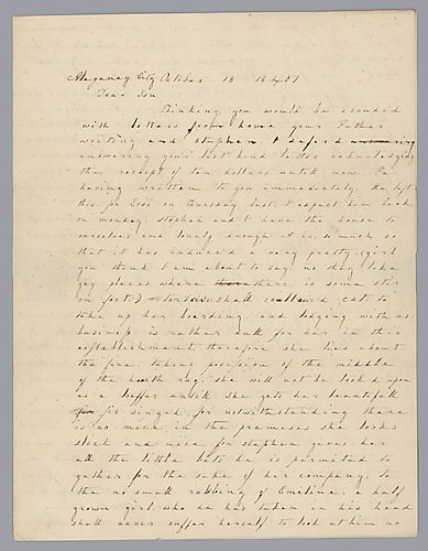 From Eliza Foster to William Foster, Jr.