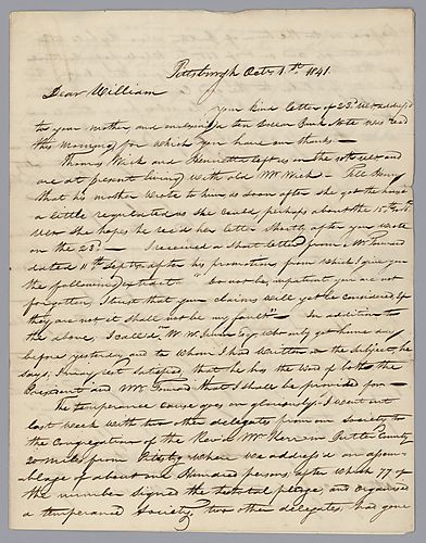 From William B. Foster to William Foster, Jr.