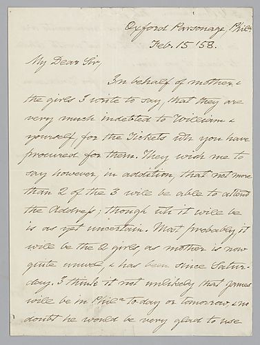 From Edward Buchanan to Morrison Foster