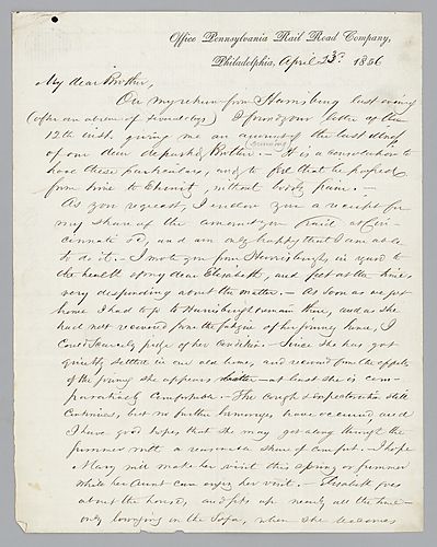 From William B. Foster, Jr., to Morrison Foster