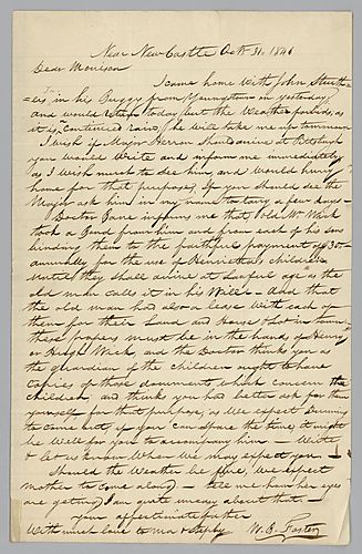 From William B. Foster to Morrison Foster