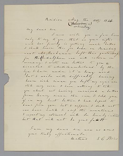 From Eliza Foster to William B. Foster