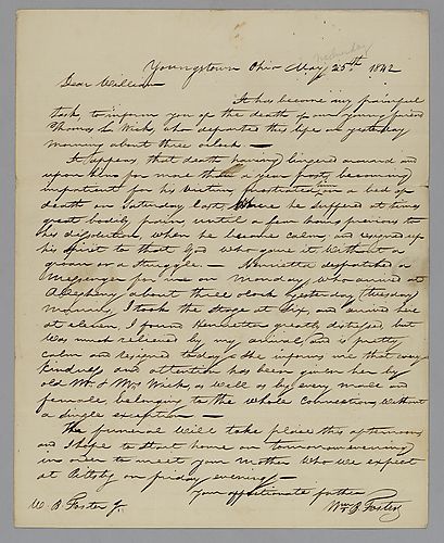 From William B. Foster to William Foster, Jr.