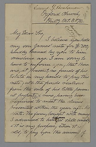 From Edward Buchanan to Morrison Foster