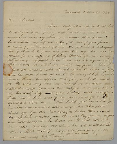 From Susan Clayland to Charlotte Foster