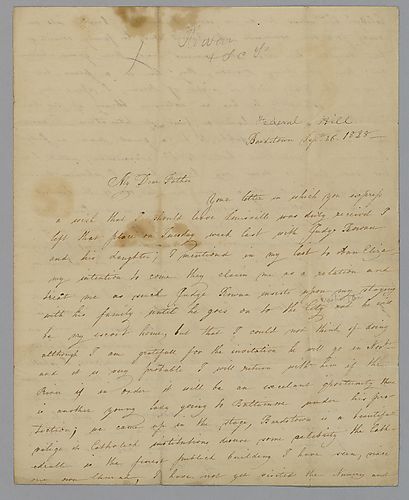 From Charlotte Foster to William B. Foster