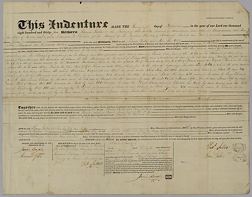 Deed between Thomas Salter and wife and Edward Stephens and wife