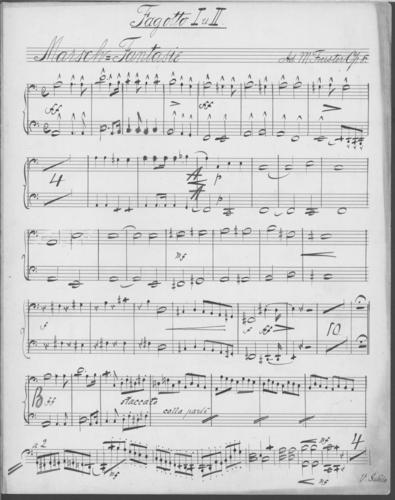 Opus 8 Marsch-Fantasie fur grosses Orchester: 1st and 2nd bassoon