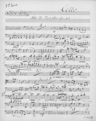 Opus 23 Love song cello