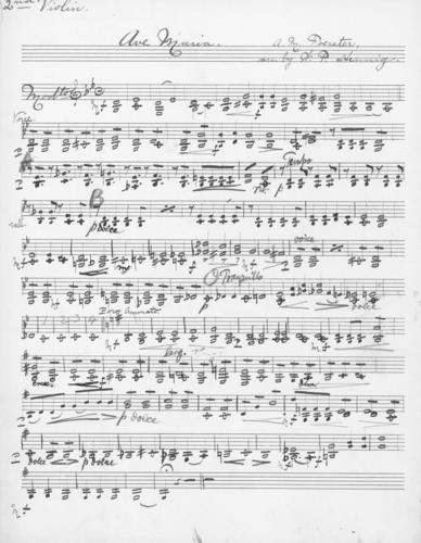 Ave Maria: 2nd violin