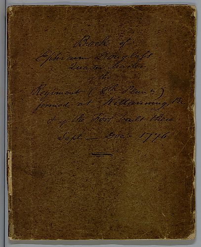 Book of Ephraim Douglass, Quartermaster