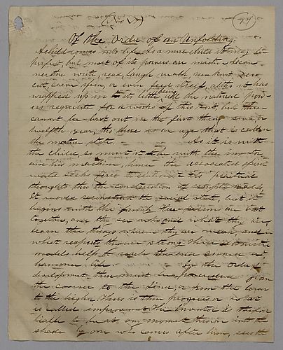 "Of the Order of an Unfolding," by J. M. Spear