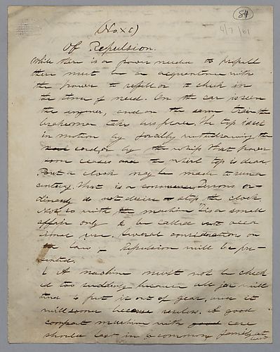 "Of Repulsion," by J. M. Spear