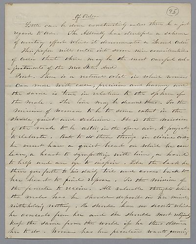 "Of Order," by T. S. Sheldon