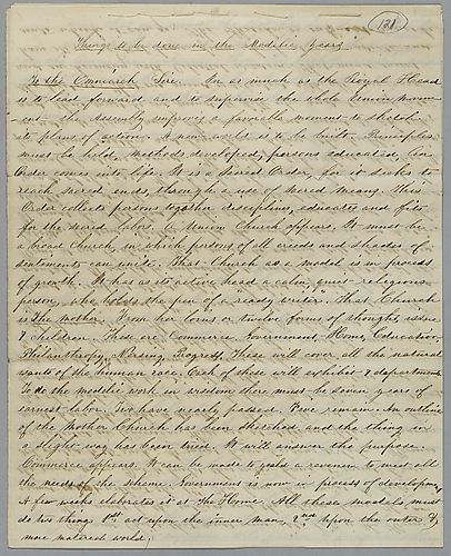 "Things To Be Done in the Modelic Years," by Benjamin Franklin [J. M. Spear]