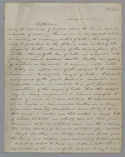 "Birthology," [T. S. Sheldon]