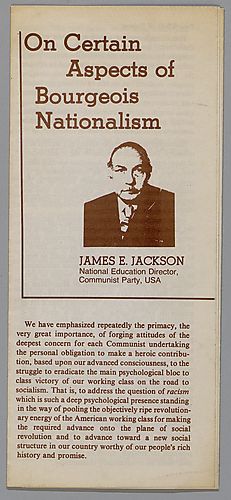 On Certain Aspects of Bourgeois Nationalism Pamphlet