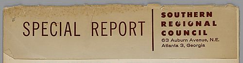Special Report, Lunch- Counter Desegregation in Corpus Christi, Galveston, and San Antonio, Texas, by Kenneth Moreland