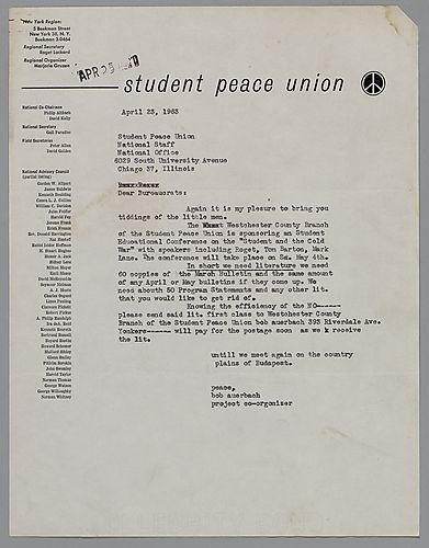 Letter Explaining the Political Climate of Chicago