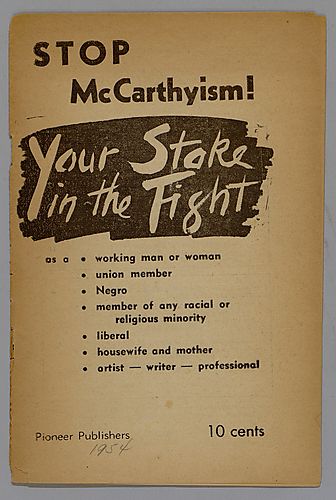 Stop McCarthyism!