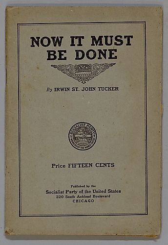Now It Must Be Done, by Irwin St. John Tucker