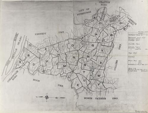 Robinson Township index map