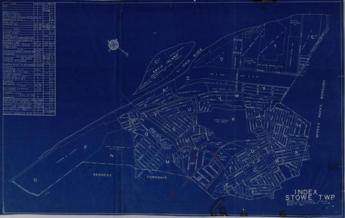 Stowe Township index map