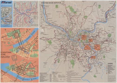 Port Authority Transit system map