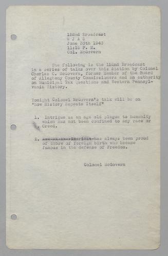 #152: Intrigue as an Age Old Plague to Humanity