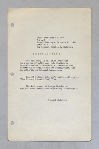 #240: The Anniversary of George Washington