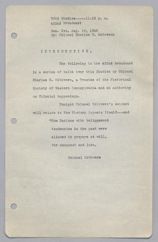 #422: How Nations With Belligerent Tendencies Were Allowed to Prepare at Will