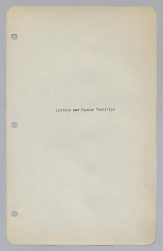 #460: Indiana and Harmar Townships