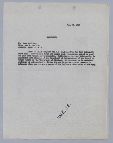 Max Lauffer to W.S. McEllroy