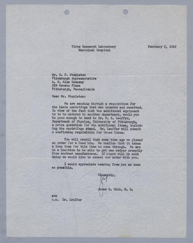 Jonas Salk to E.P. Stapleton