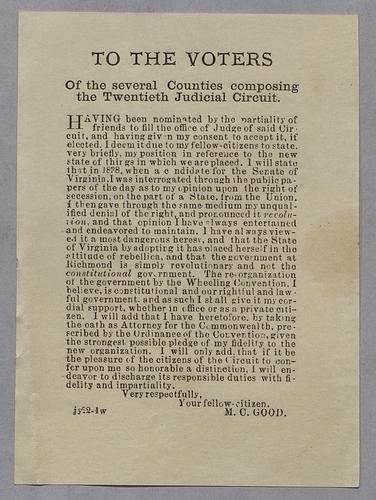 William McFarland's miscellaneous documents