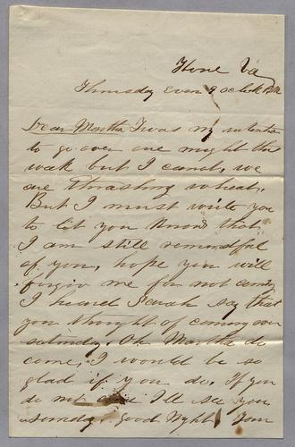 Thomas B. McFarland's Civil War letters